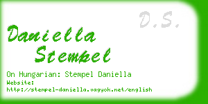 daniella stempel business card